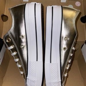 Metallic Converse Ox Shoes